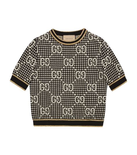 gucci sweater short sleeve|Gucci color sweater.